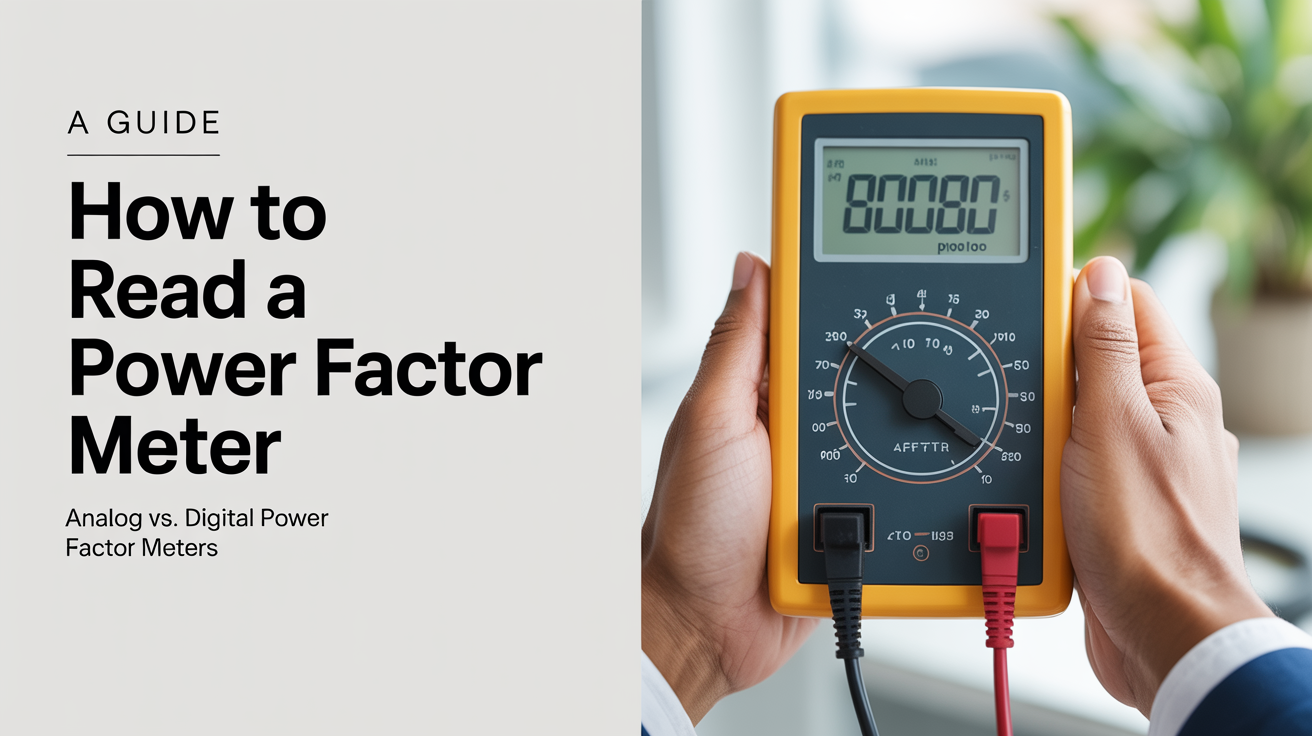 Analog vs. Digital Power Factor Meters